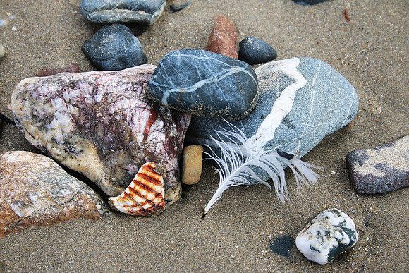 NATURE MORTE AUX GALETS