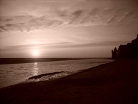 COUCHER DE SOLEIL SUR LA BAIE